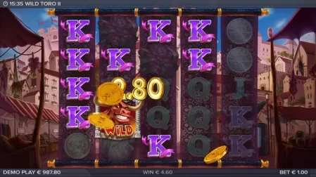 Wild Toro 2 slot screenshot 3