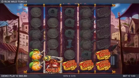 Wild Toro 2 slot screenshot 5