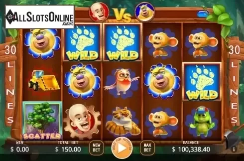 Reel screen. Wild Vick from KA Gaming