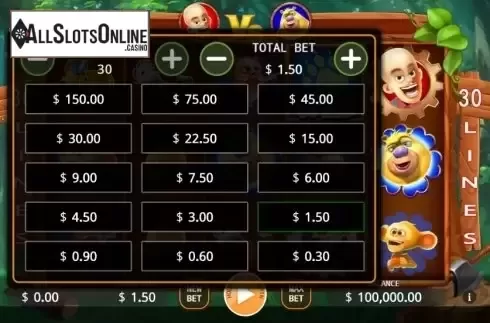 Paytable 1. Wild Vick from KA Gaming