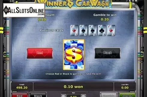 Double Up. Winner´s Car Wash from Greentube