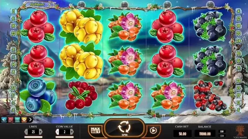 Winterberries slot screenshot 1