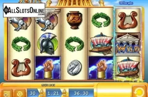 Paytable 2. Zeus (Dragoon Soft) from Dragoon Soft