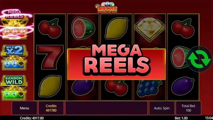 Big Max Diamonds and Wilds slot screenshot 6