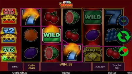 Big Max Diamonds and Wilds slot screenshot 4