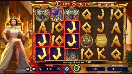 Cleo's Secrets slot screenshot 3