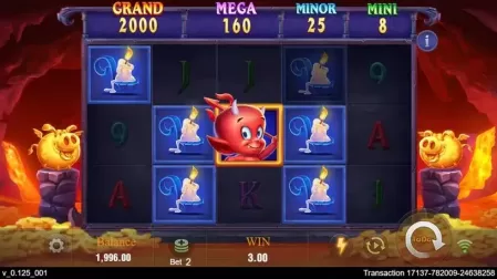 Devil Fire 2 slot screenshot 2