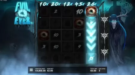 Evil Eyes slot screenshot 3