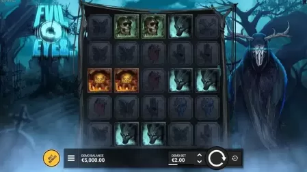 Evil Eyes slot screenshot 1