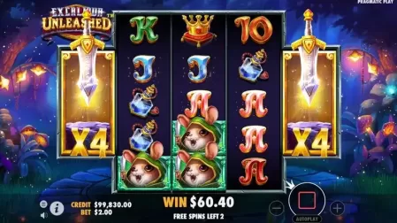Excalibur Unleashed slot screenshot 7