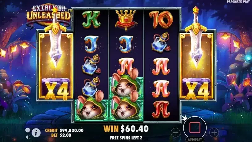 Excalibur Unleashed slot screenshot 7