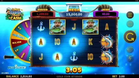 Fishing Deeper Floats of Cash slot screenshot 2