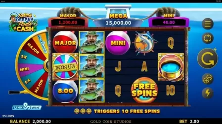 Fishing Deeper Floats of Cash slot screenshot 1