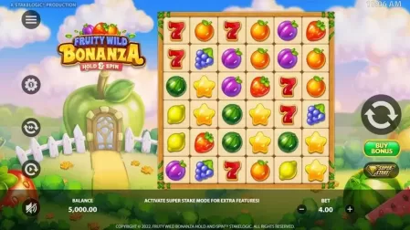Fruity Wild Bonanza Hold & Spin slot screenshot 1