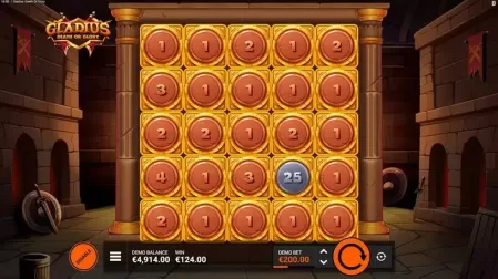 Gladius Death or Glory slot screenshot 2