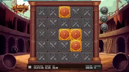 Gladius Death or Glory slot screenshot 5