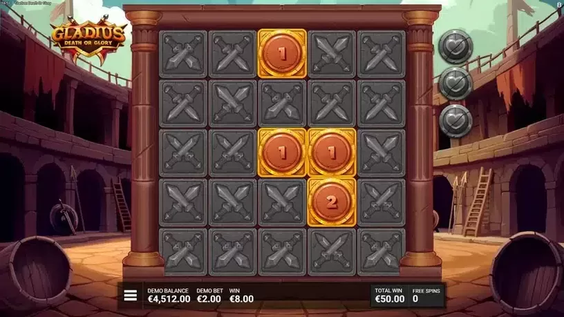 Gladius Death or Glory slot screenshot 5