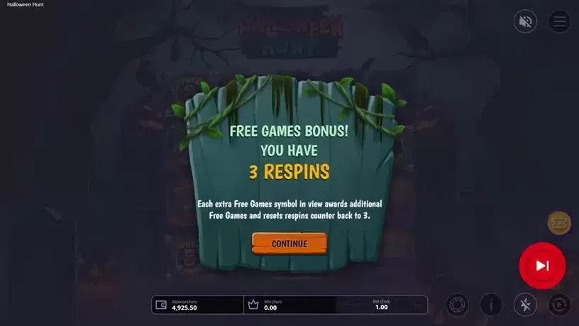Halloween Hunt slot screenshot 3