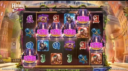 Henry The Ape slot screenshot 2