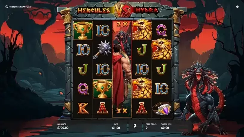 Hercules VS Hydra slot screenshot 4