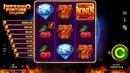 Inferno Fortune InstaStrike slot screenshot 1