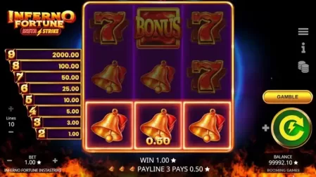Inferno Fortune InstaStrike slot screenshot 4