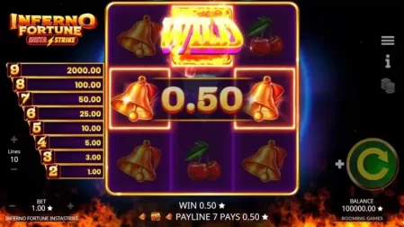 Inferno Fortune InstaStrike slot screenshot 3