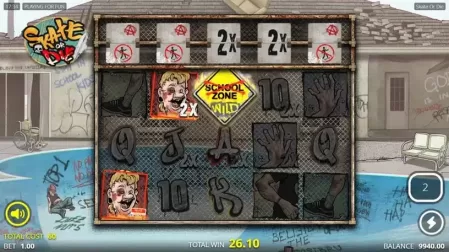 Skate or Die slot screenshot 5