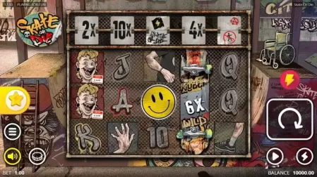 Skate or Die slot screenshot 1