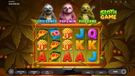 Sloth Game slot screenshot 1