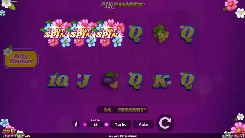 Spinjoy Society Megaways slot screenshot 3
