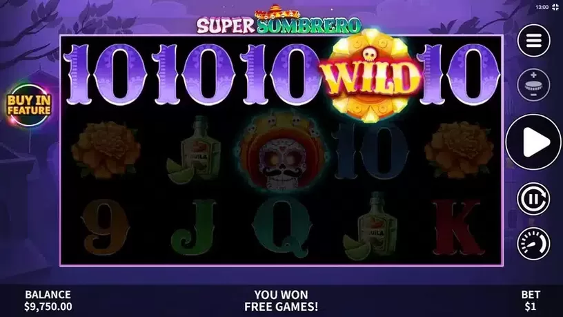 Super Sombrero slot screenshot 2