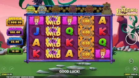 The Flintstones 2 Bedrock Riches slot screenshot 4