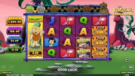 The Flintstones 2 Bedrock Riches slot screenshot 5