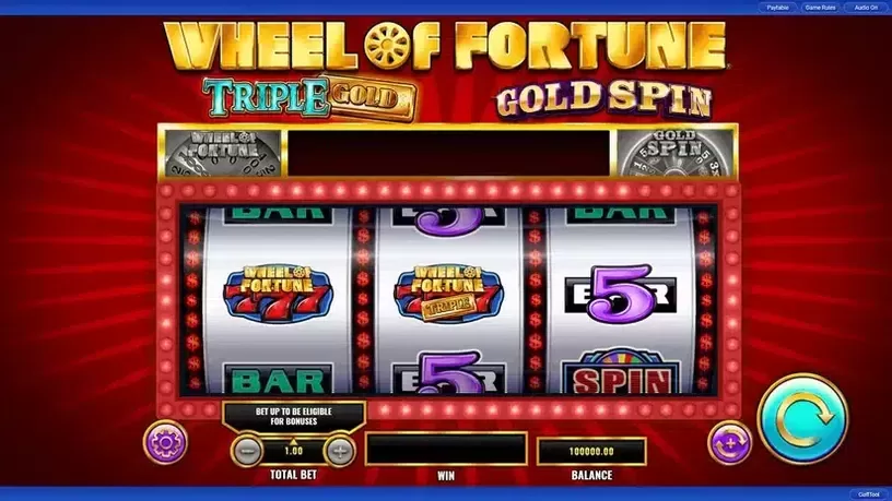Wheel of Fortune slot screenshot 