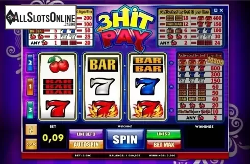 Screen3. 3 Hit Pay from iSoftBet