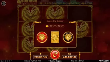 9 Burning Dragons slot screenshot 6