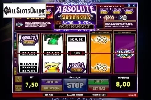 Respin. Absolute Super Reels from iSoftBet