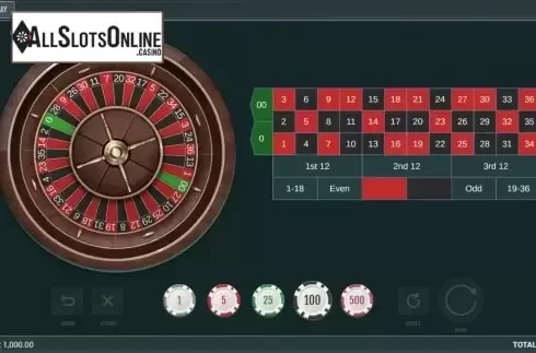 Start Screen. American Roulette (Woohoo) from Woohoo