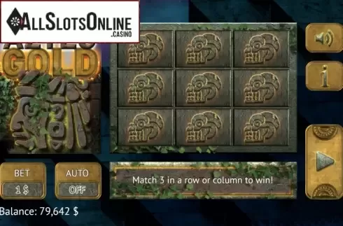 Screen2. Aztec Gold (CT) from Casino Technology