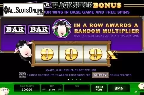 Screen3. Bar Bar Black Sheep from Microgaming