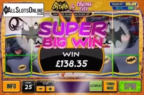 Screen4. Batman & Catwoman Cash from Playtech