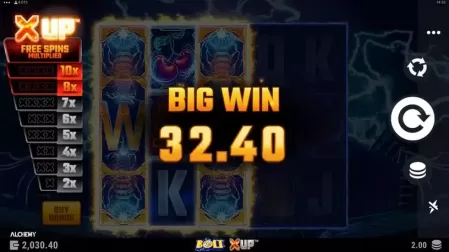 Bolt X UP slot screenshot 3