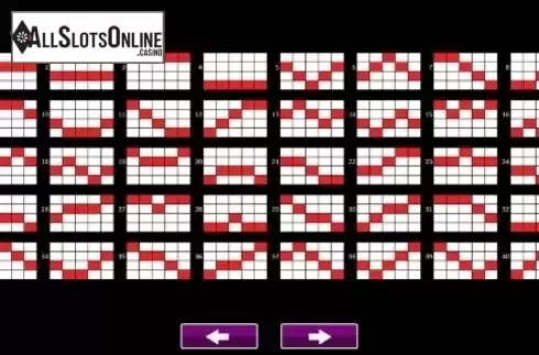 Paytable 5. Cabaret Nights from High 5 Games