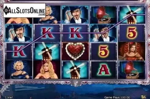 Win Screen. Cabaret Nights from High 5 Games