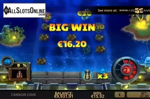 Big Win screen