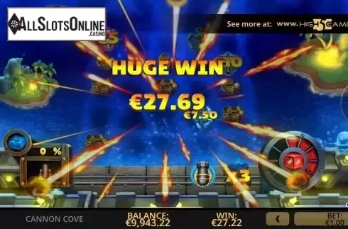 Huge Win screen