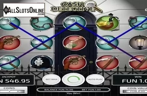 Win screen. Cash Detective from Concept Gaming