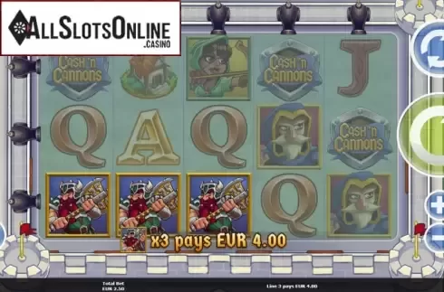 Win Screen 4. Cash 'n Cannons from Mutuel Play