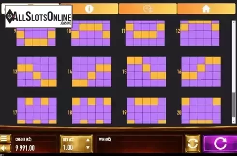 Pay Lines screen 2